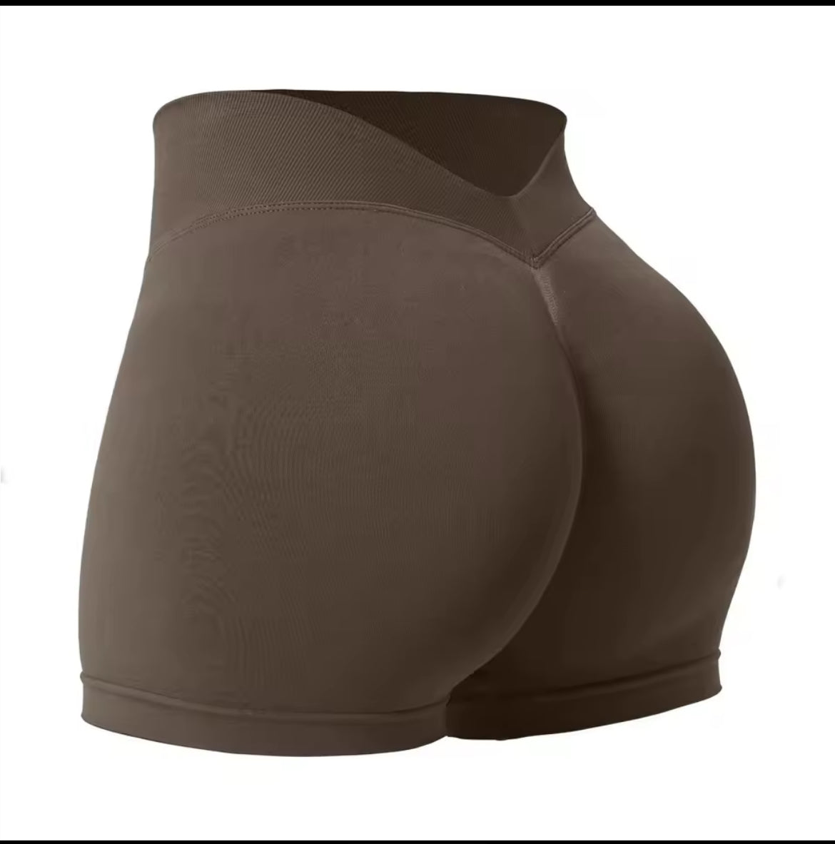 Nahtlose Damen Yoga-Shorts | Scrunch Butt V-Hüfte Gym Shorts für Fitness, Workout & Laufen