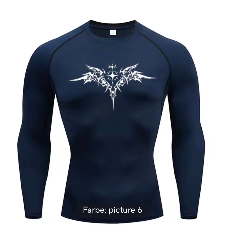 Herren Longsleeve Wings