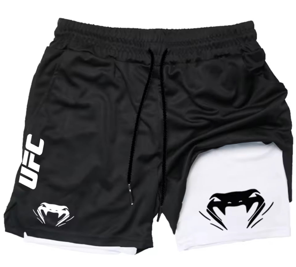 UFC Herren 2-in-1 Sportshorts