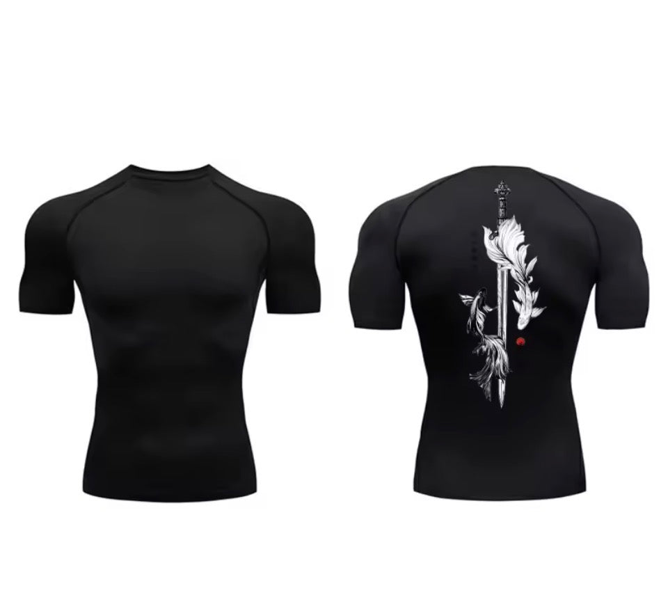 GYMSHIRT Herren Schwert Fische