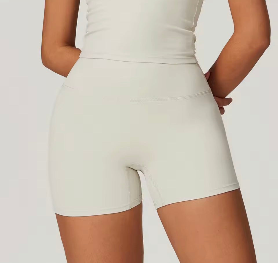 Damen-Gymshorts Meerjungfrau gebogen Peeling enge Yoga-Shorts Frauen hohe Taille Bauch enge Fitness-Hose Hip-Lifting-Laufs horts
